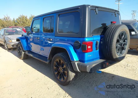 2022 Jeep Wrangler 4Xe Unlimited Sahara 4X4 z USA, uszkodzony, nr VIN 1C4JJXP64NW192452